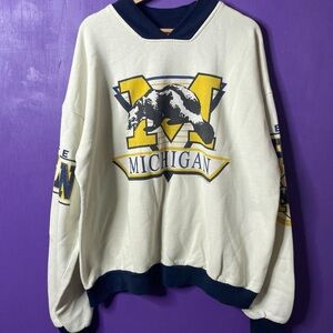 Active Image - Vintage University of Michigan Wolverines Sweatshirt - Size XXL